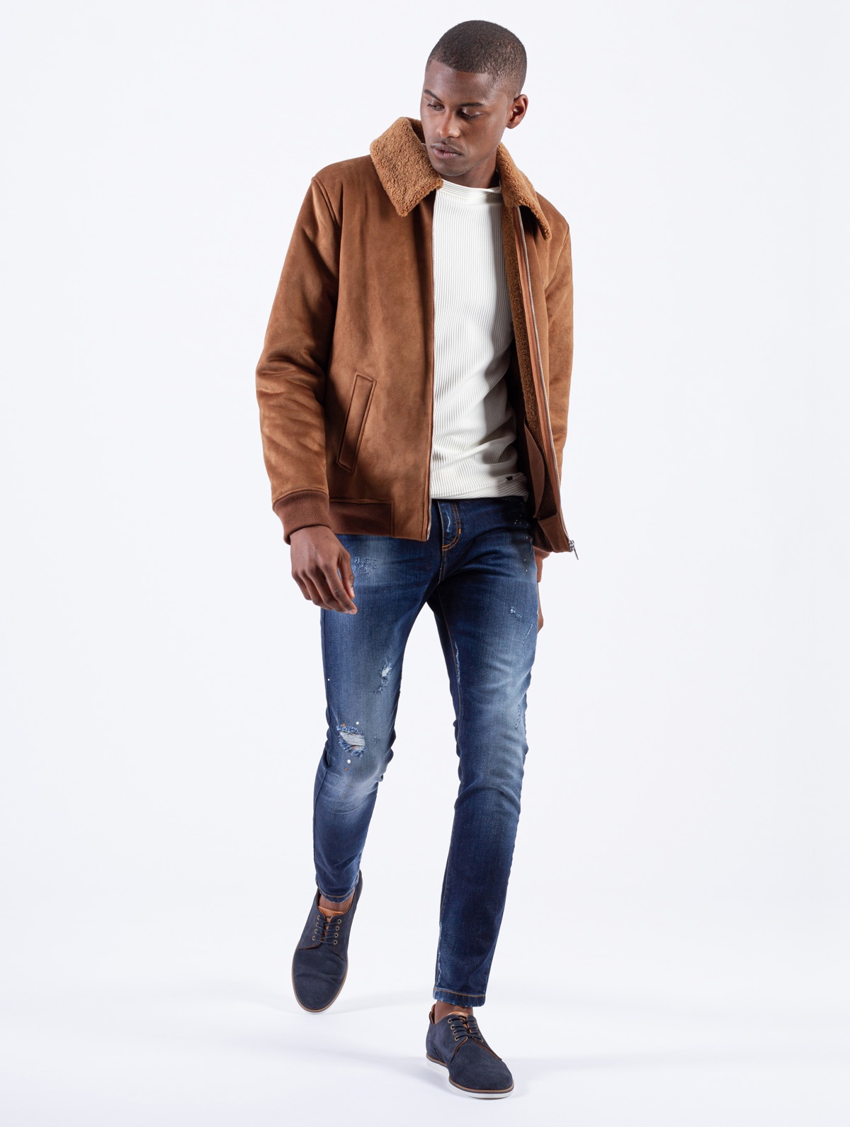 BLUSAO SMK FUR COLLAR