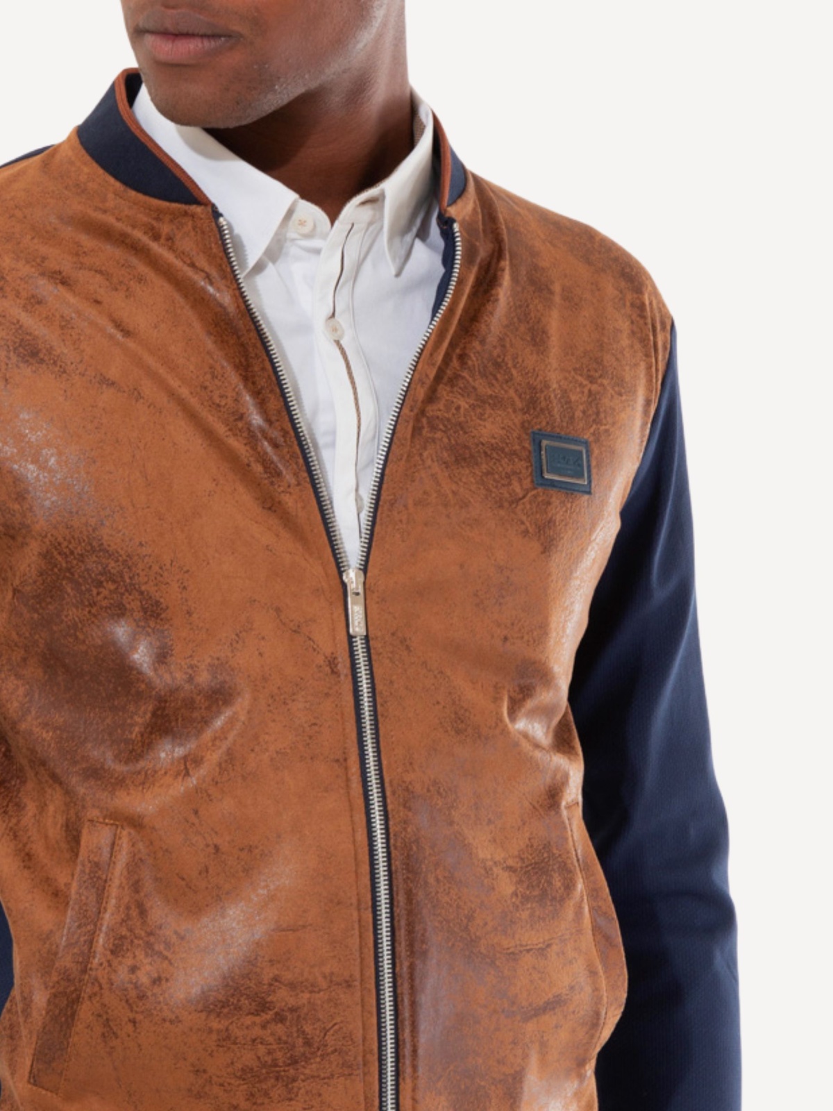 BLUSÃO SMK BROWN&MARINE