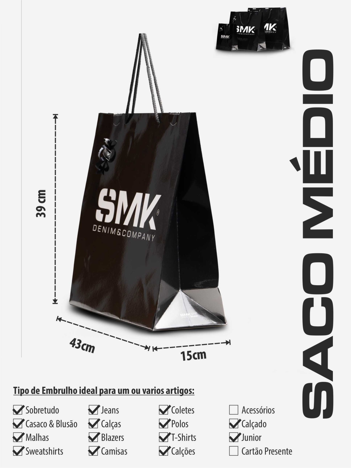 SACO DE PAPEL MEDIO PST