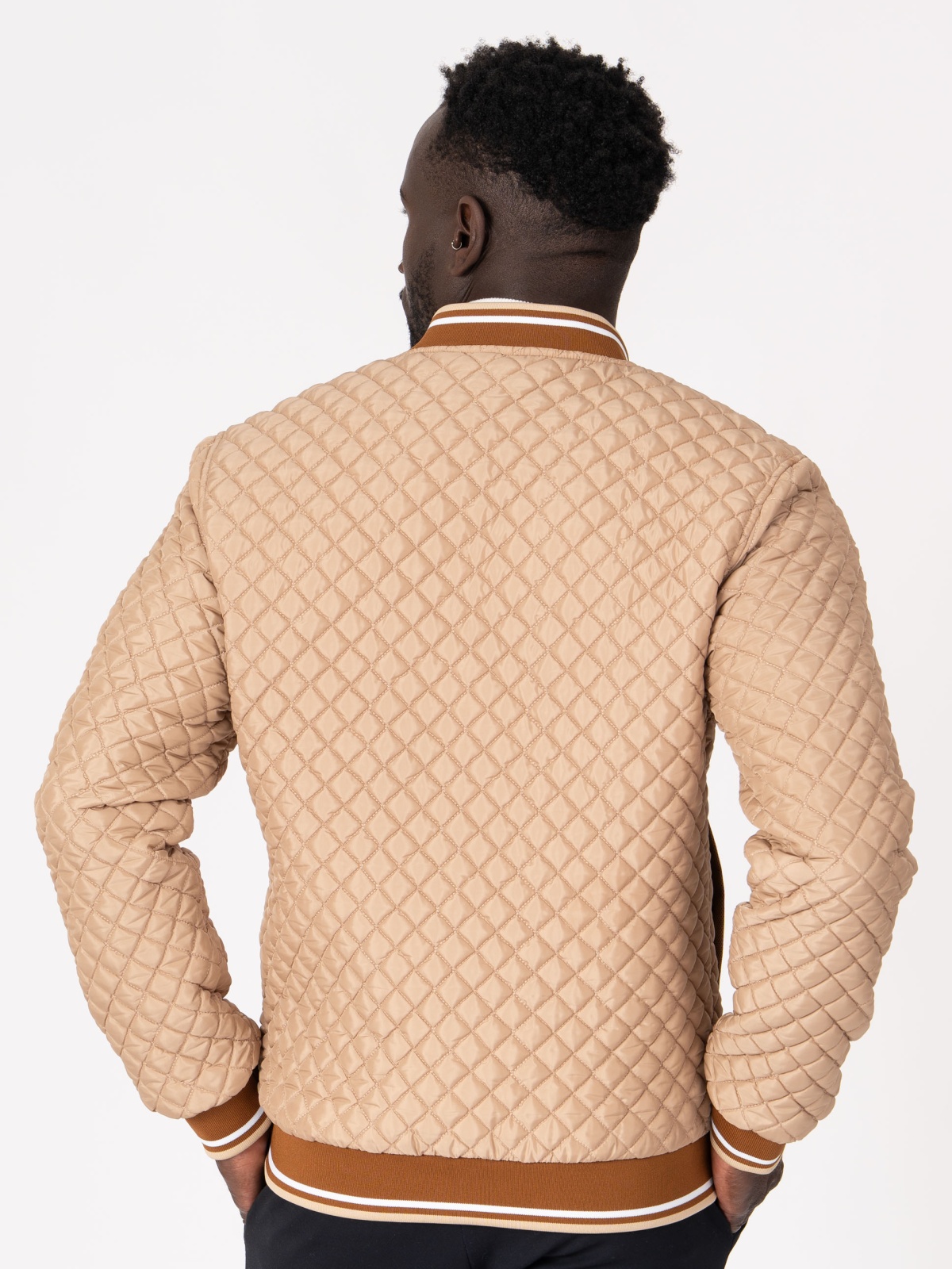 BLUSAO SMK LOSANGO CAMEL