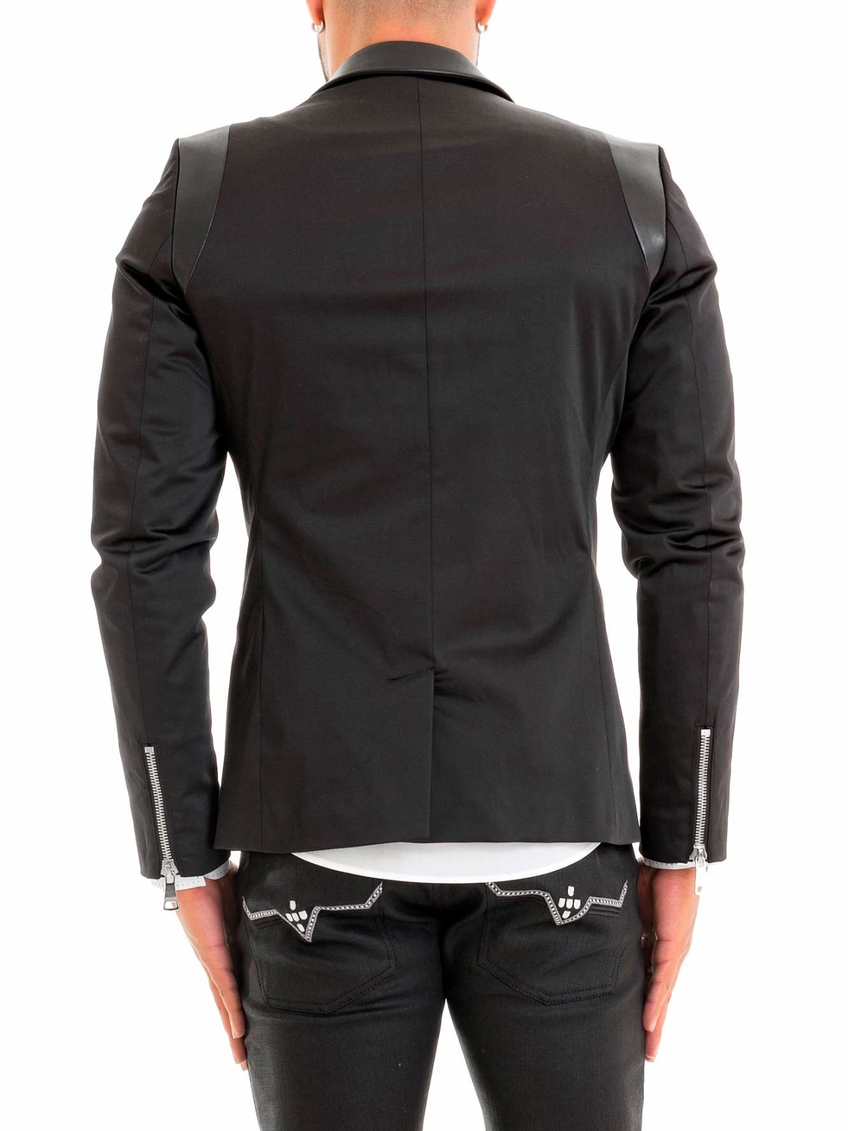 BLAZER  BLACK&NIKEL ZIP
