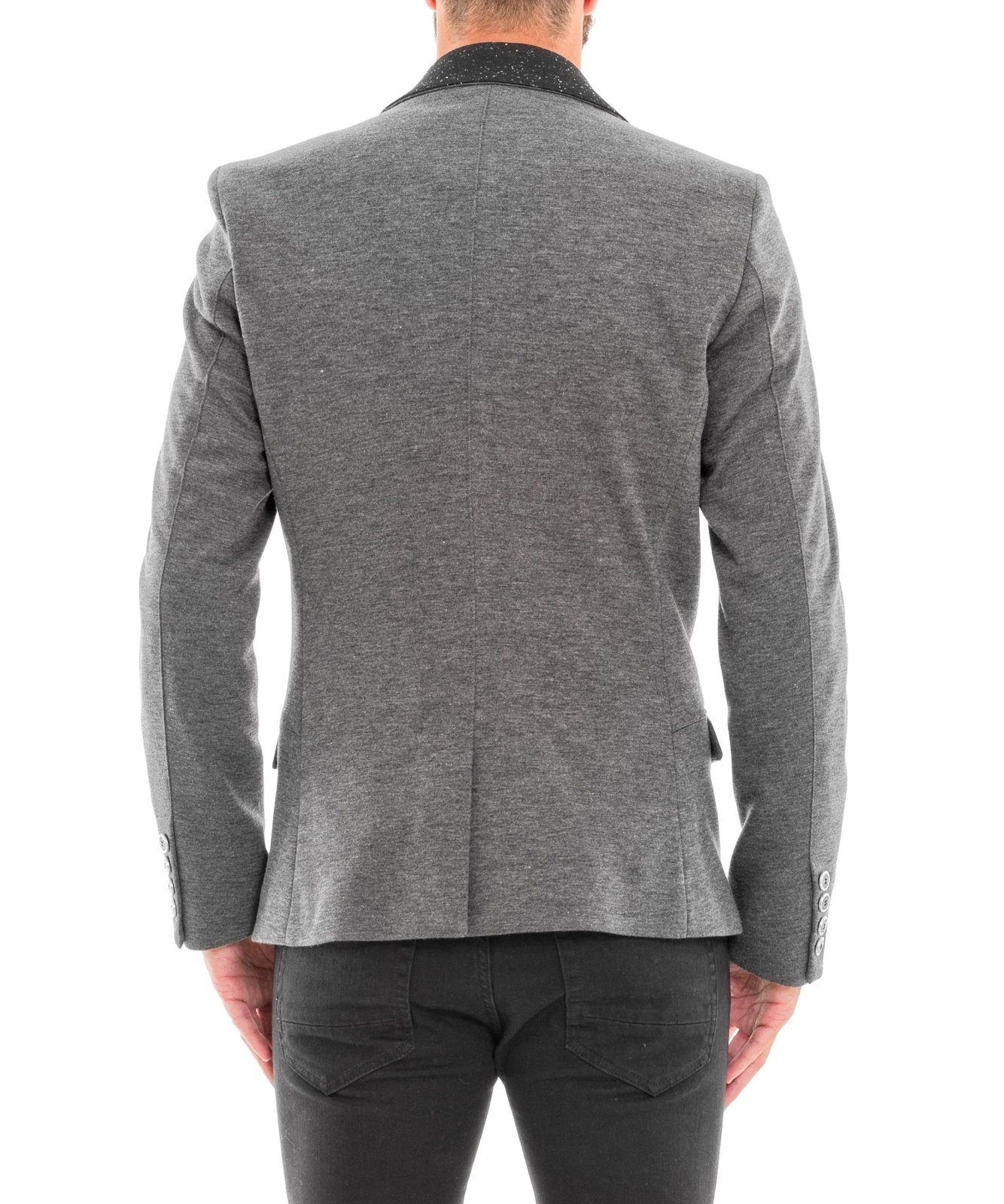 BLAZER COLLAR CONTRAST