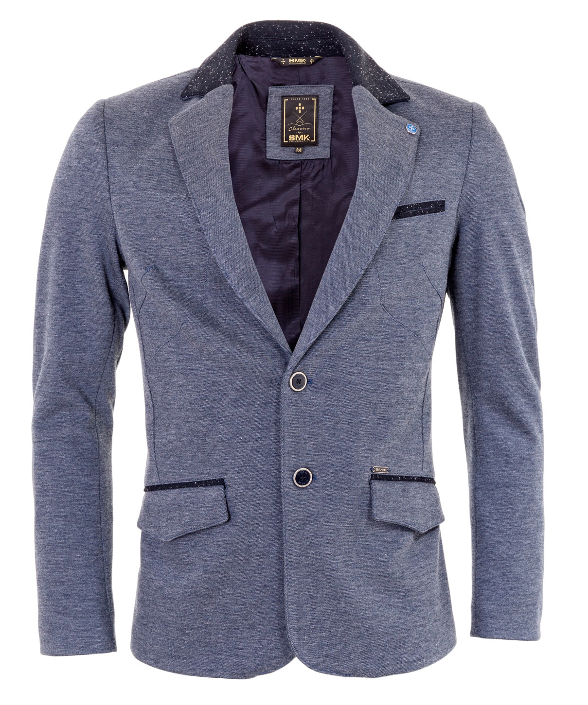 BLAZER COLLAR CONTRAST