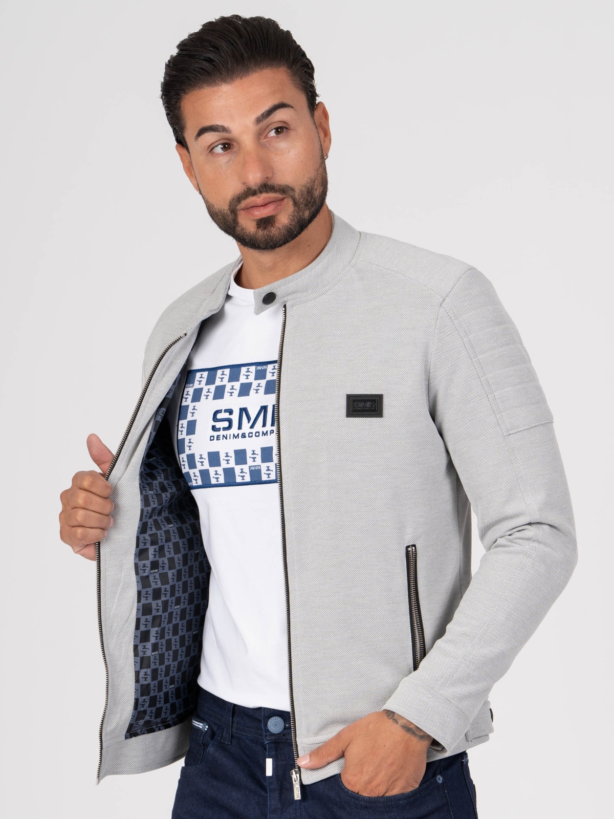 BLUSAO SMK CINZA