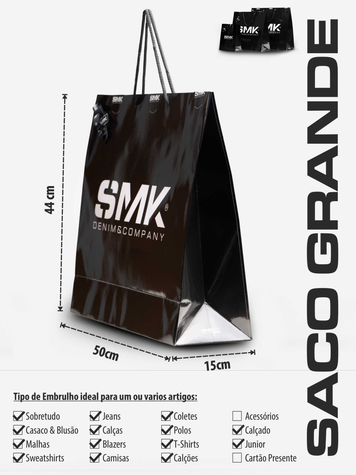 SACO DE PAPEL GRANDE PST