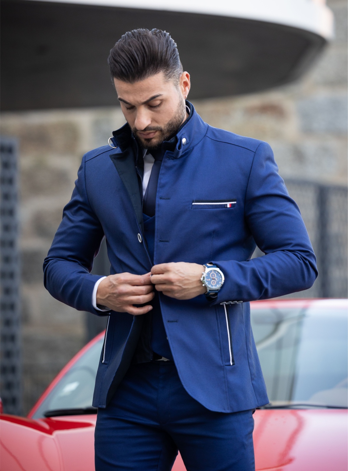 BLAZER SMK BLUE FASHION