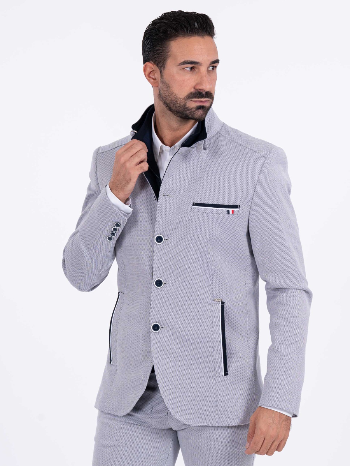 BLAZER SMK GRAY FASHION