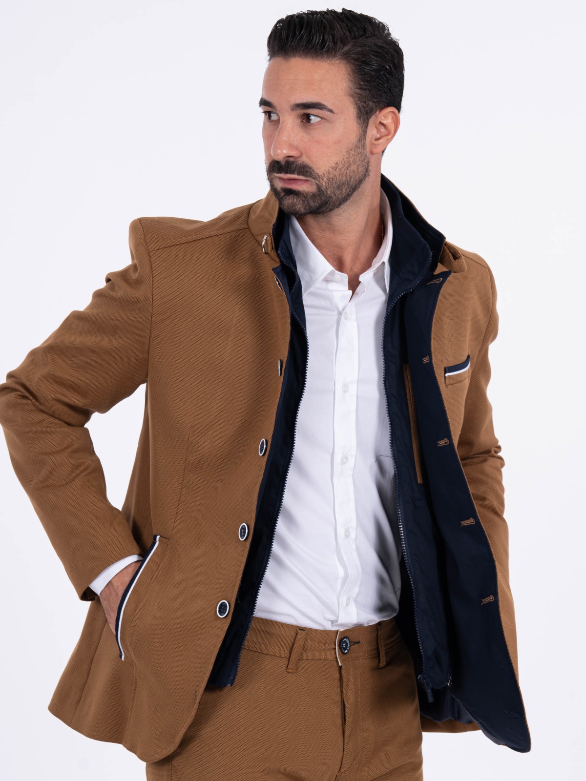 BLAZER SMK MODA CAMEL