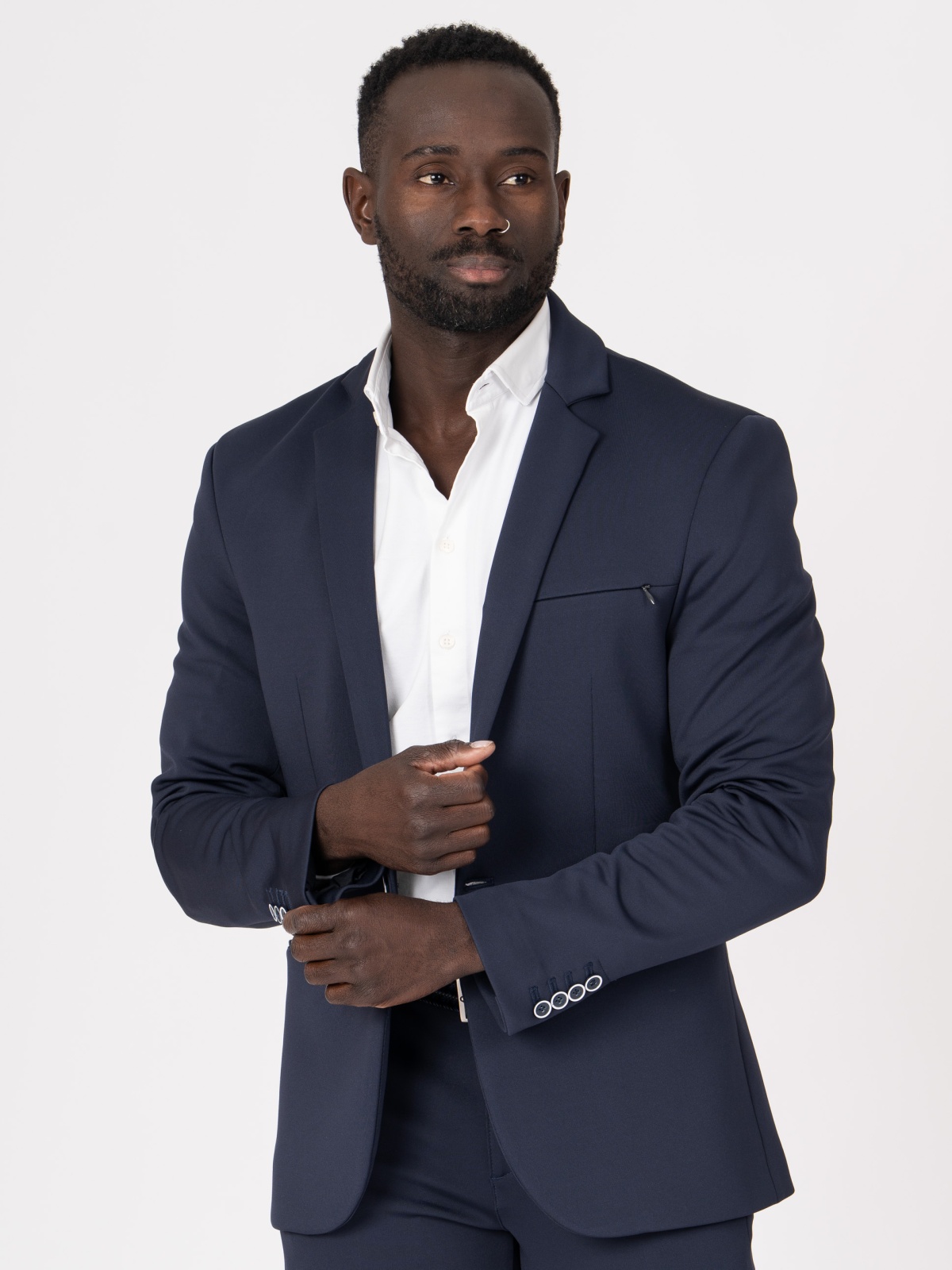 BLAZER SMK COULEUR MARINE