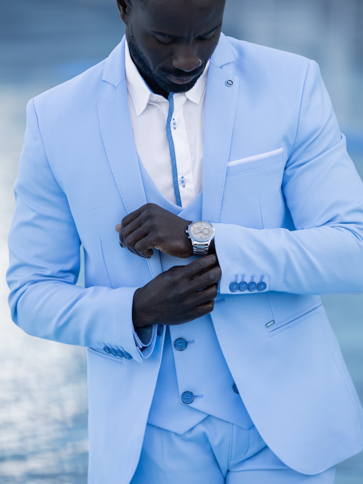 BLAZER SMK AZUL CLARO