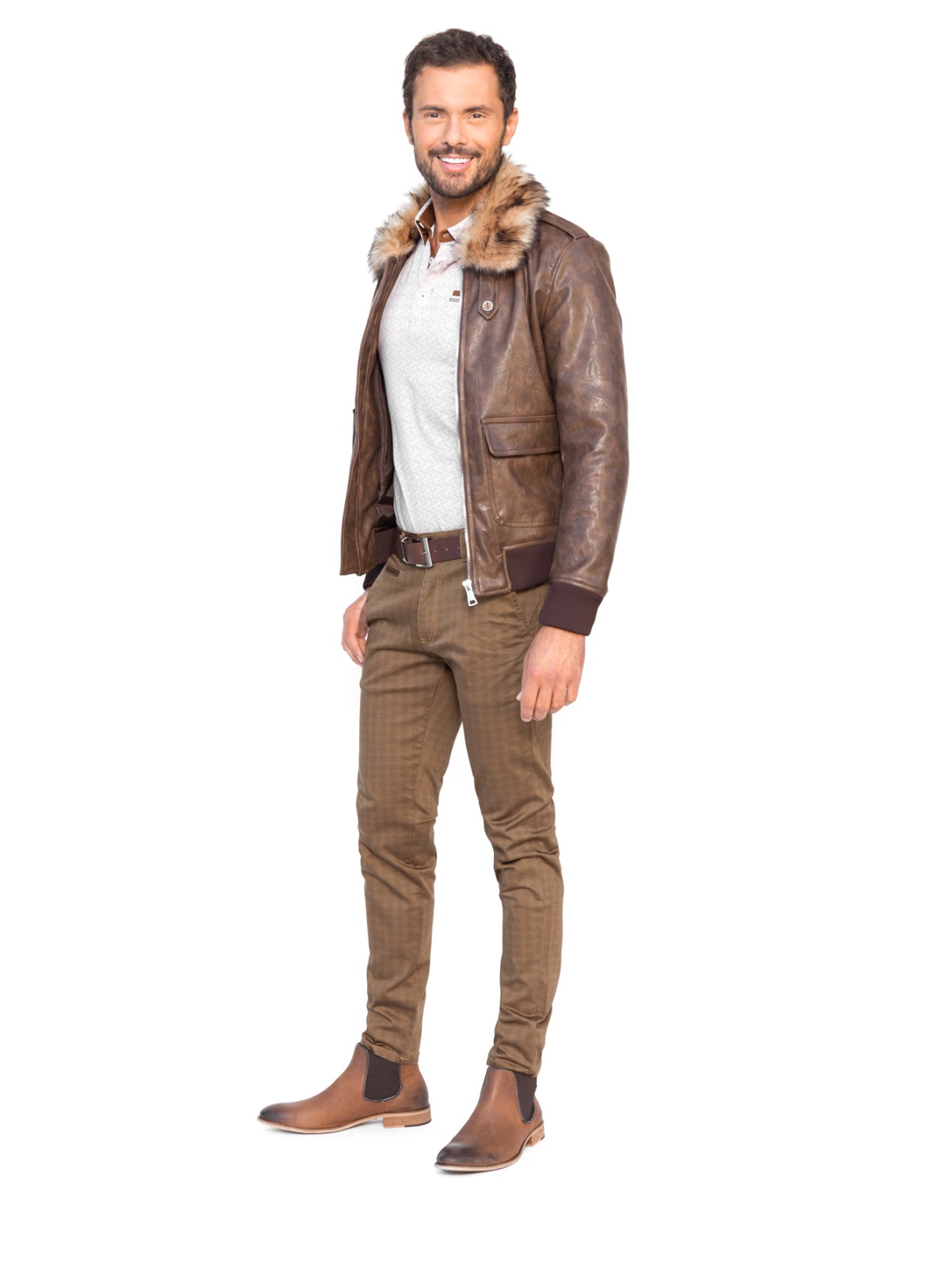 BLUSÃO SMK BROWN FUR