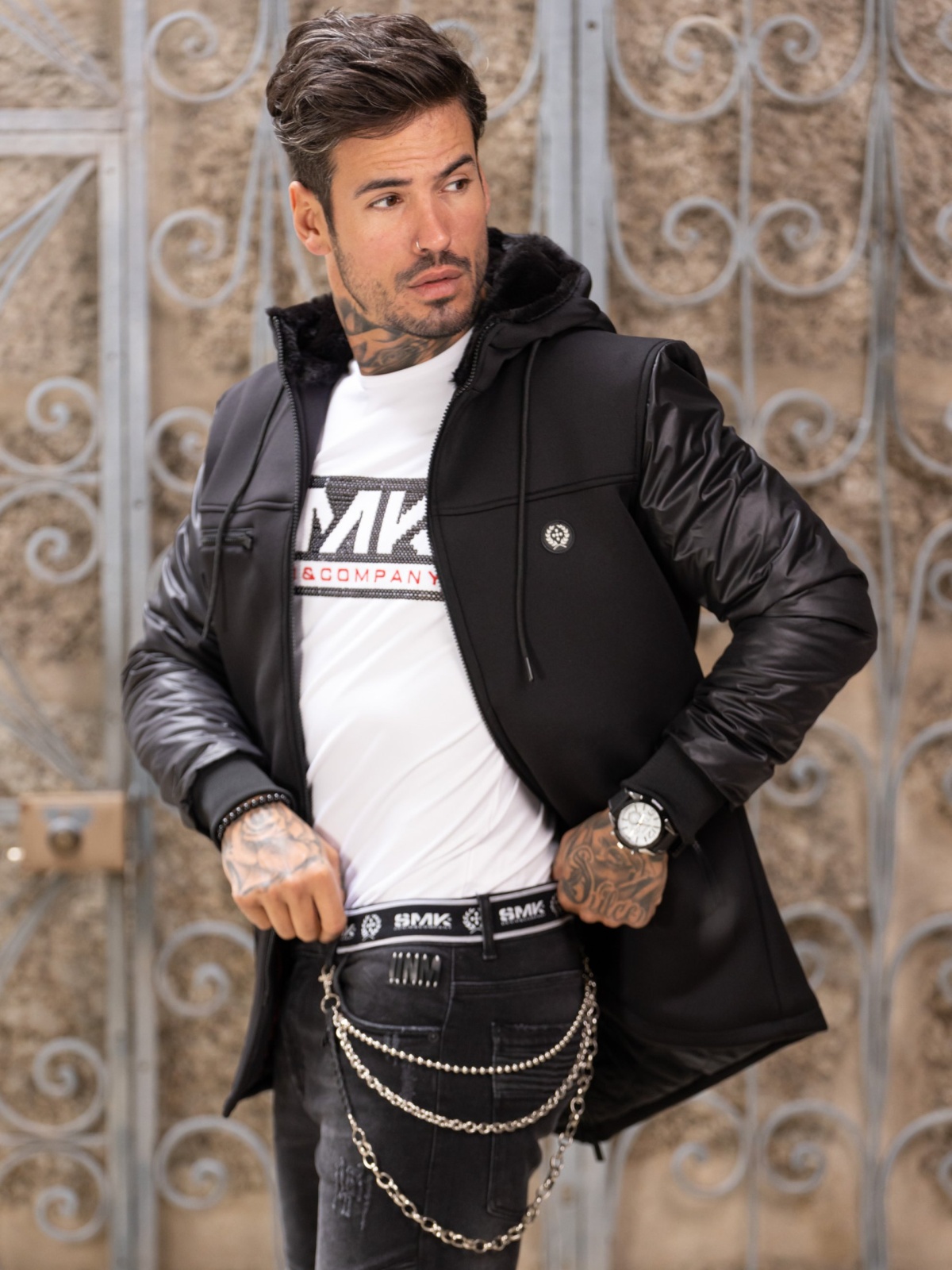 CASACO SMK LONG BLACK