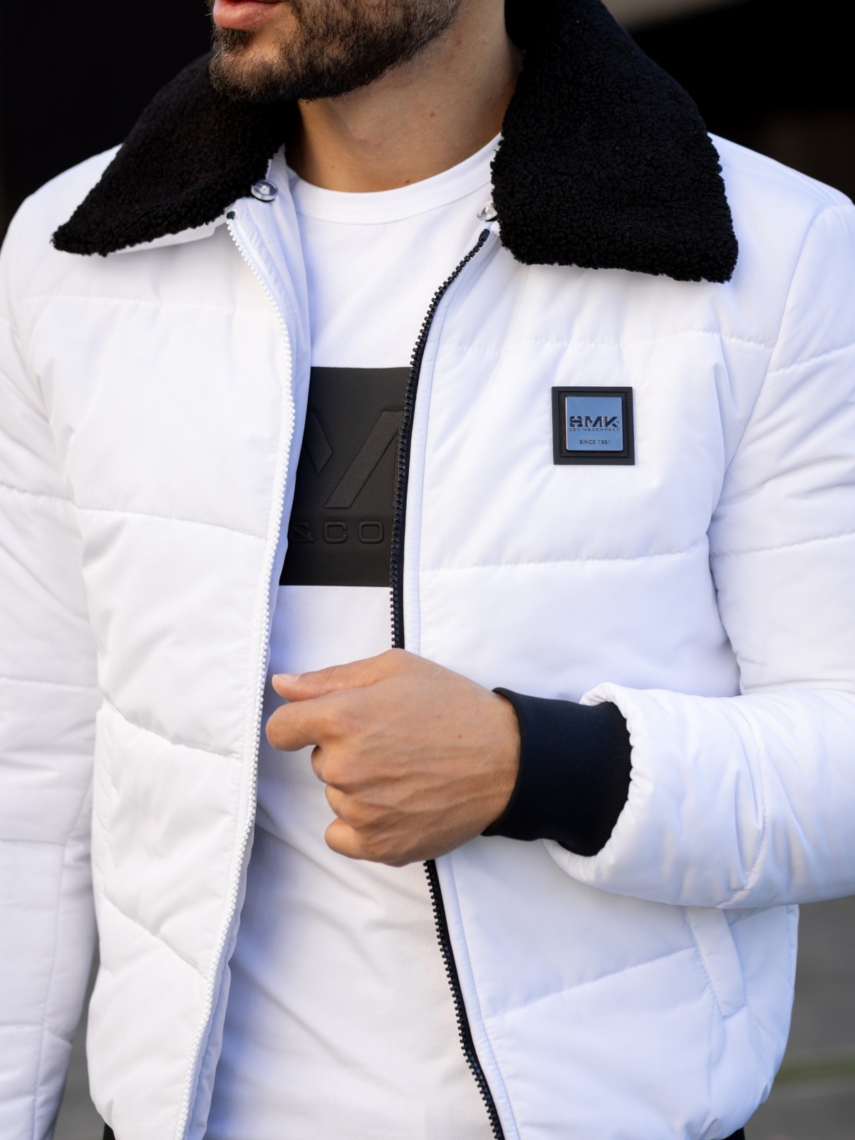 BLUSAO SMK BRANCO GOLA PR