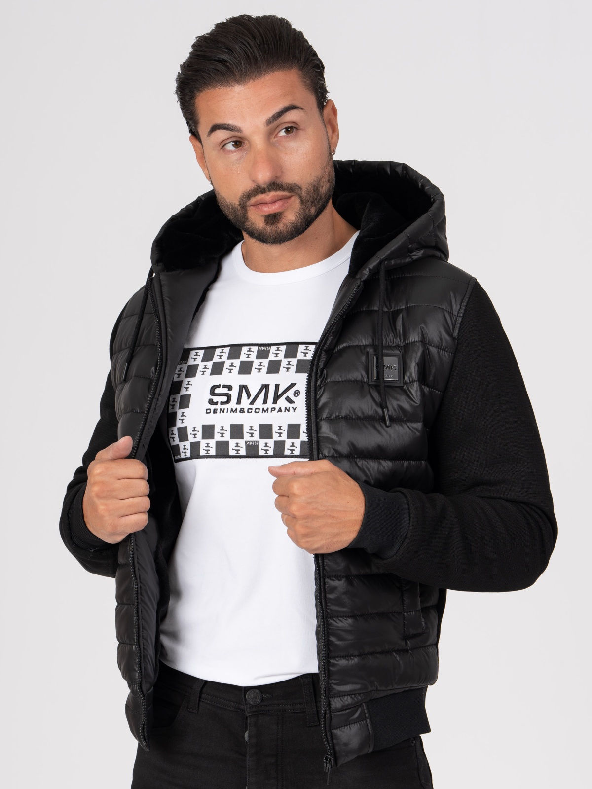 BLUSAO SMK PRETO PRETO
